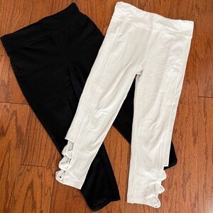 French Laundry Black & White legging - Medium - set of 2